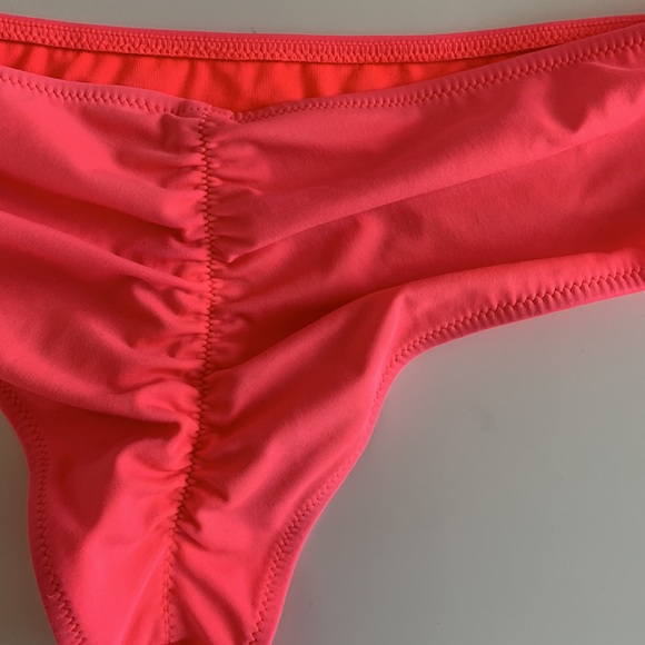 Neon Coral Cheeky Bottom - Picture 3 of 3